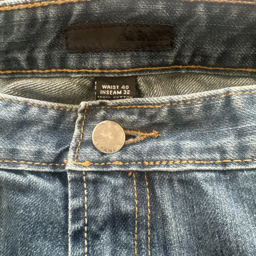 Alfani MENS blue jeans 40 x 32. 0004
